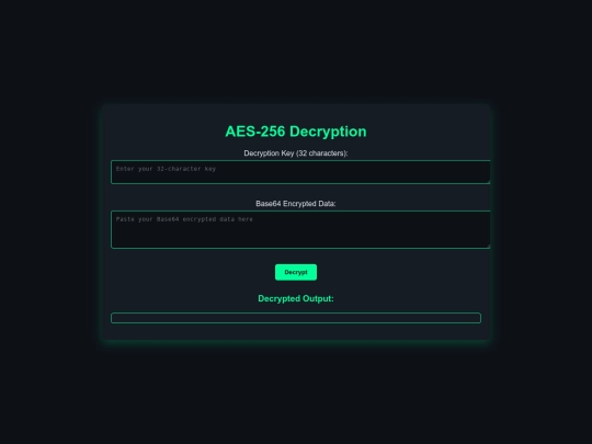 aes-algorithm/de screenshot