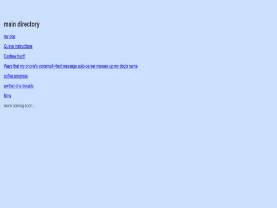 index screenshot
