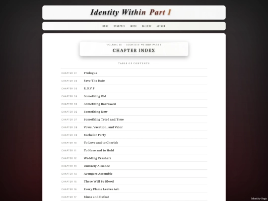 IdentityWithinI/chindex screenshot