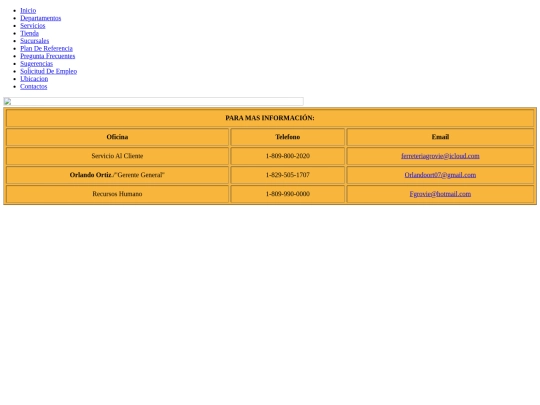 paginas/contactar screenshot
