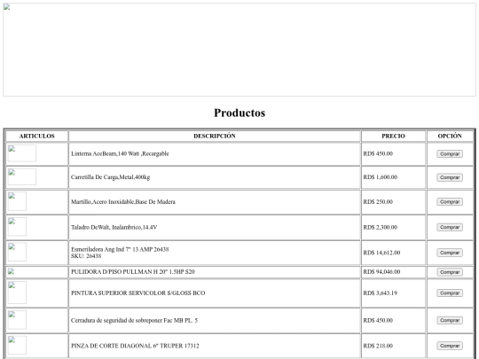 paginas/productos screenshot