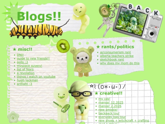 blogs screenshot
