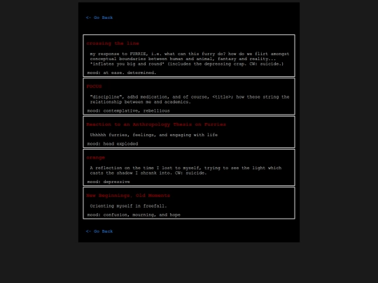 words/journal screenshot