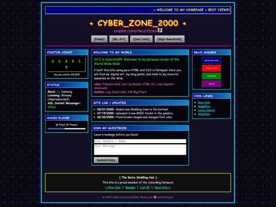 test screenshot