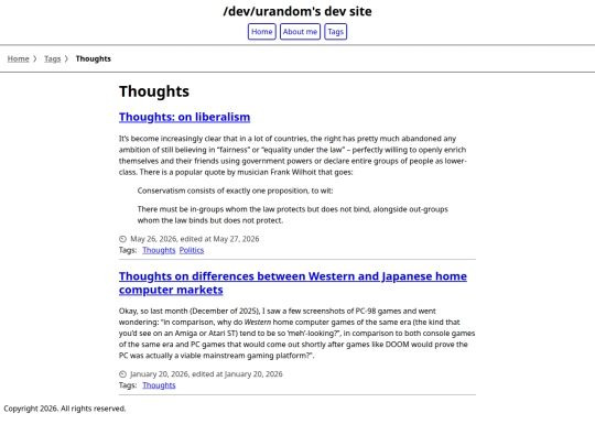 tags/thoughts screenshot