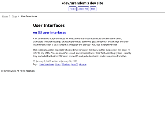 tags/user-interfaces screenshot