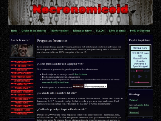 faqs screenshot