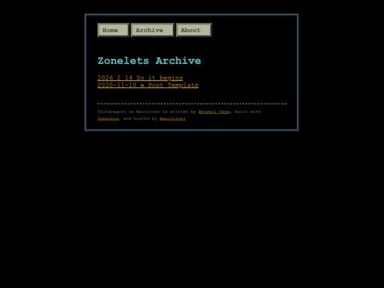 archive screenshot