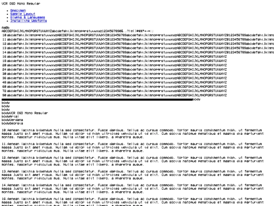 webfontkit-20230727-112204/vcr-demo screenshot