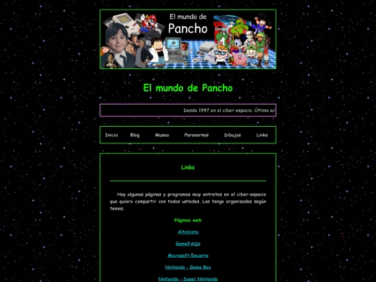 links screenshot
