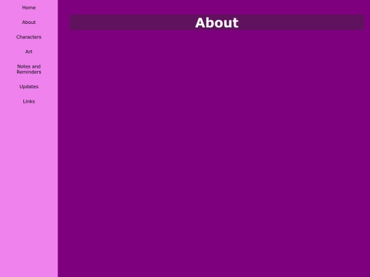 pages/about screenshot