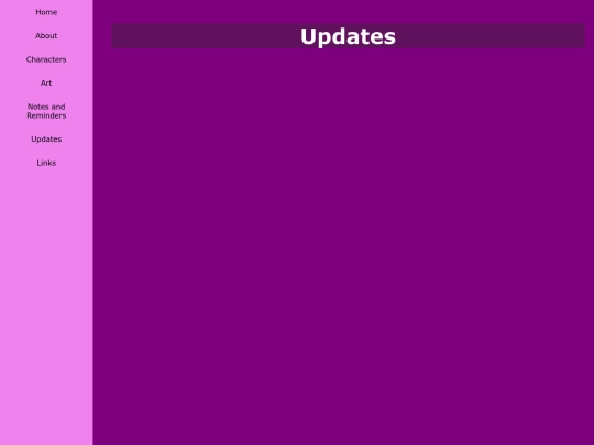 pages/updates screenshot