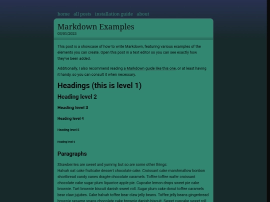 posts/example_posts/markdown-example screenshot