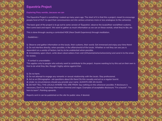 Equestriaproject screenshot