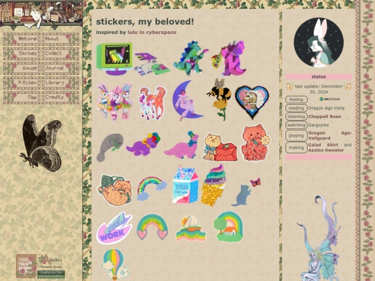 collections/stickers screenshot