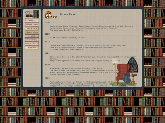 home/library/picks screenshot