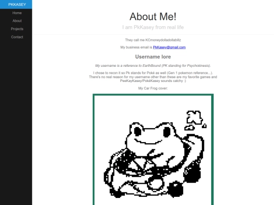 AboutMe screenshot