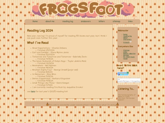 readinglist screenshot