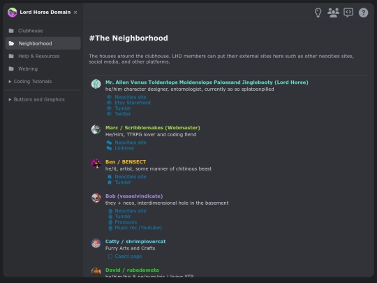 neighborhood screenshot