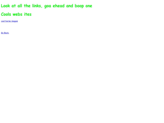 links screenshot