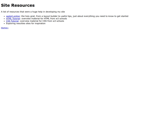 resources screenshot