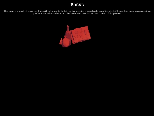 bonus screenshot