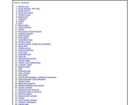 cookbook screenshot