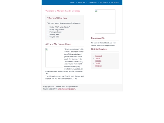 index screenshot