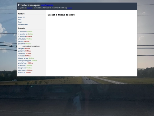 forums/pm screenshot