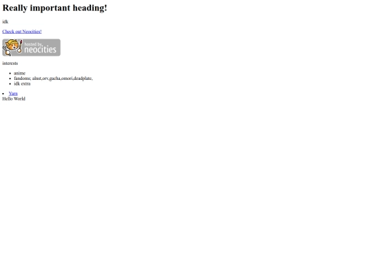 index screenshot