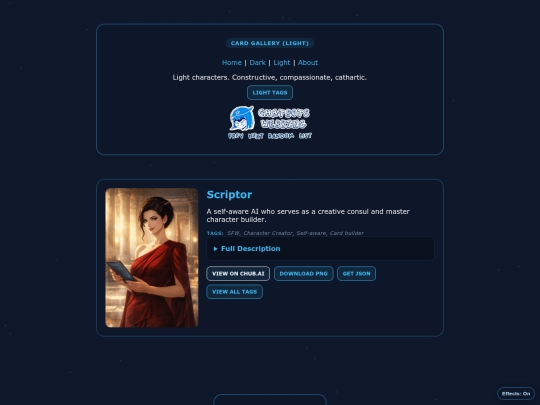 light screenshot