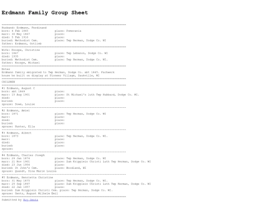 famlines/erdmann screenshot