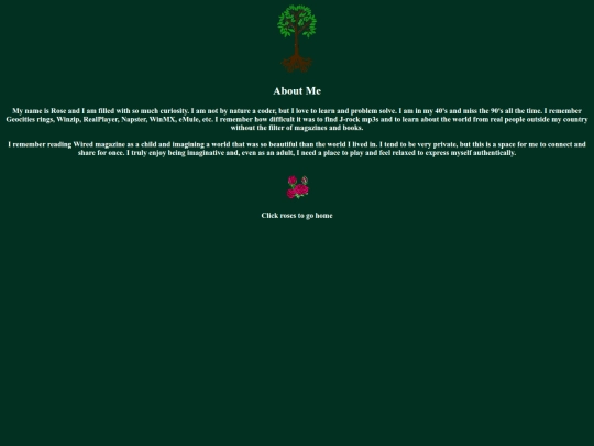 pages/aboutme screenshot
