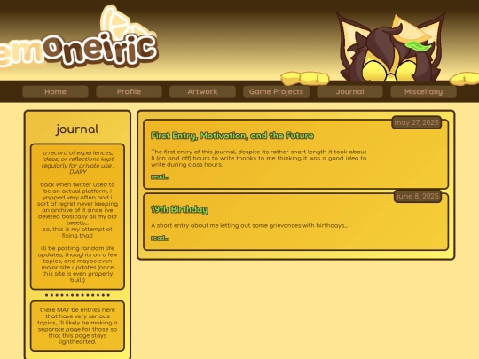 journal screenshot
