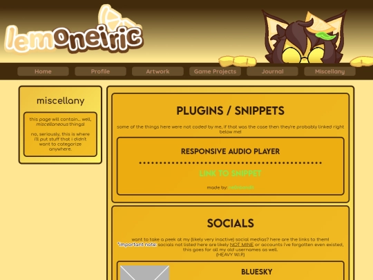 miscellany screenshot