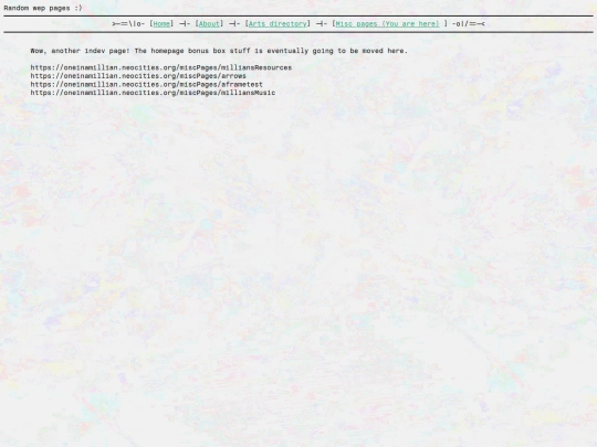 miscPages/miscHome screenshot