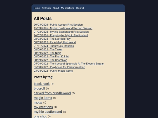 info/all_posts screenshot