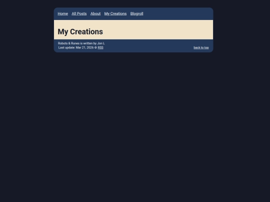 info/mystuff screenshot