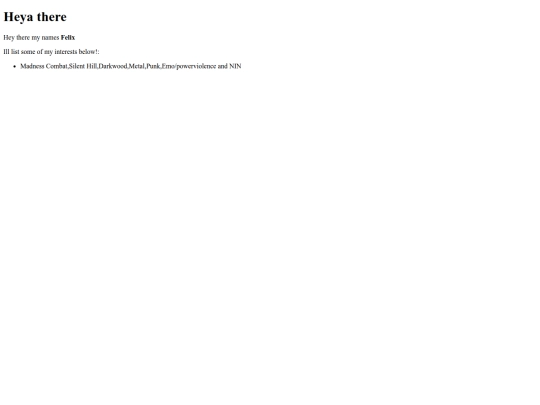 index screenshot