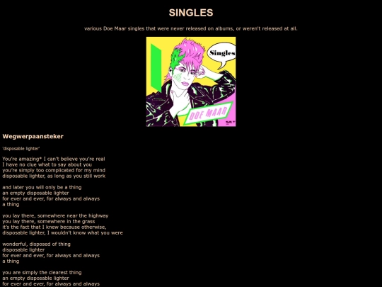 mediaportal/doemaarsingleslyrics screenshot