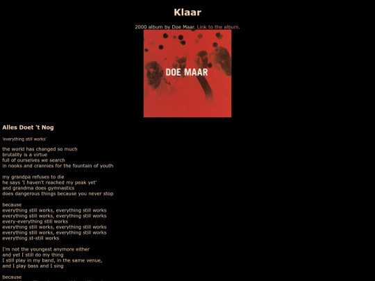 mediaportal/klaarlyrics screenshot