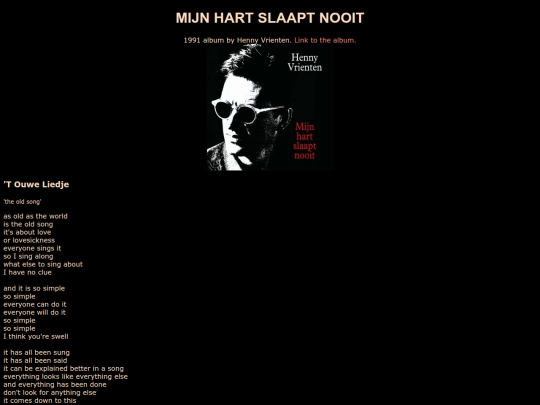 mediaportal/mijnhartslaaptnooitlyrics screenshot