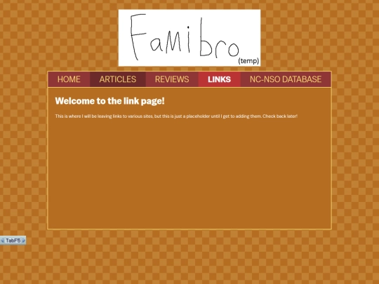 links screenshot