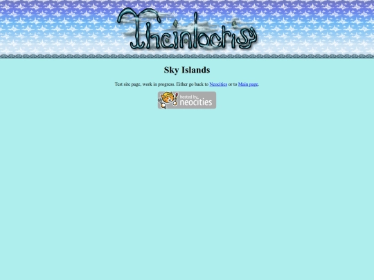 sky-islands-menu screenshot