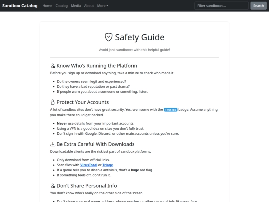 safety screenshot