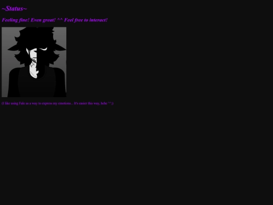 Status screenshot