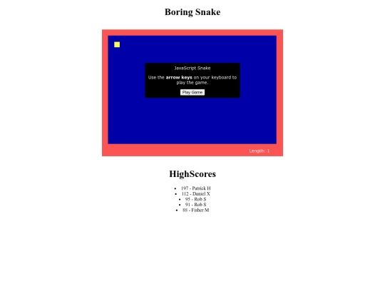 boringsnake screenshot