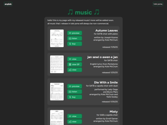 music screenshot