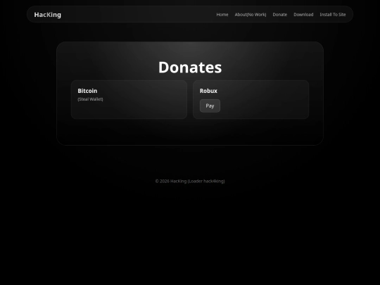 Program/HacKing/donate screenshot