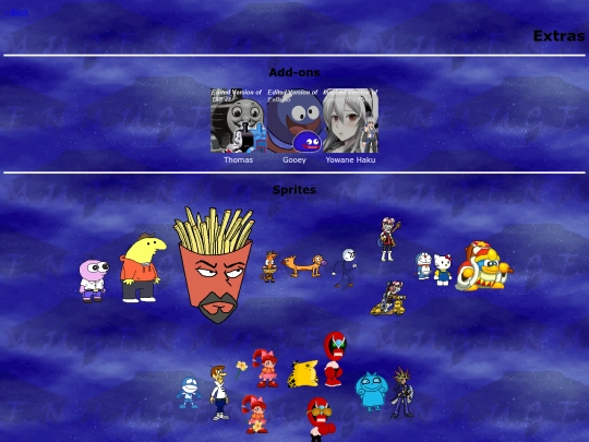 extras screenshot